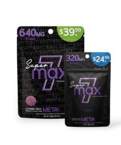 7 Max Super 7- Hydroxymitragynine Chewable Tablets Grape 80mg