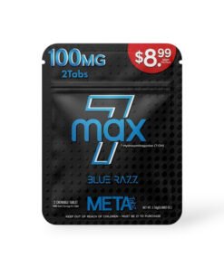 7 Max 7- Hydroxymitragynine Chewable Tablets Blue Razz 50mg